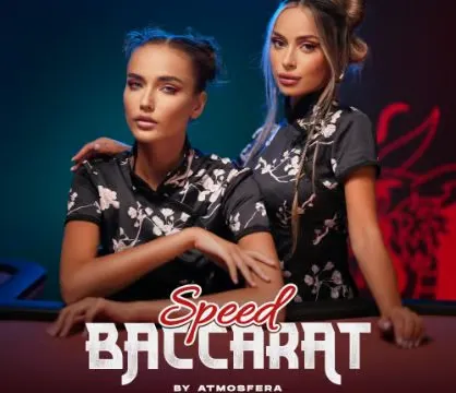 Speed Baccarat slot visual from Atmosfera available on eurobetcasino.org