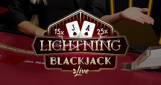 Play Lightning Blackjack slot by Evolution on eurobetcasino.org