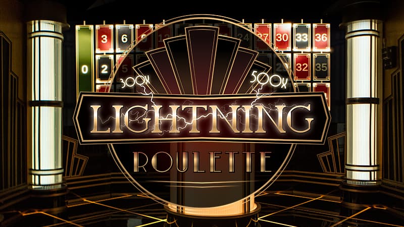 Lightning Roulette online game logo by Evolution on eurobetcasino.org