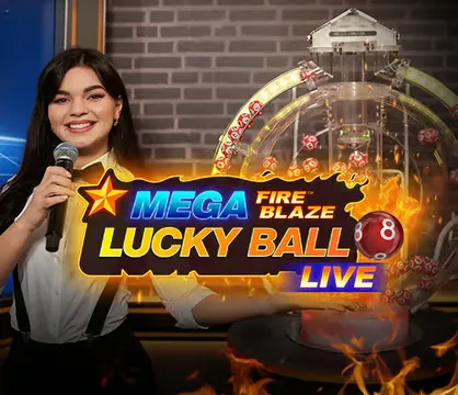 Enjoy Mega Fire Blaze Lucky Ball by Playtech – logo hosted on eurobetcasino.org