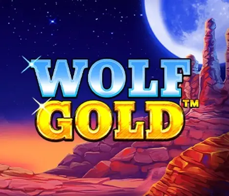 Wolf Gold by Pragmatic Play, showcased at eurobetcasino.org – game logo